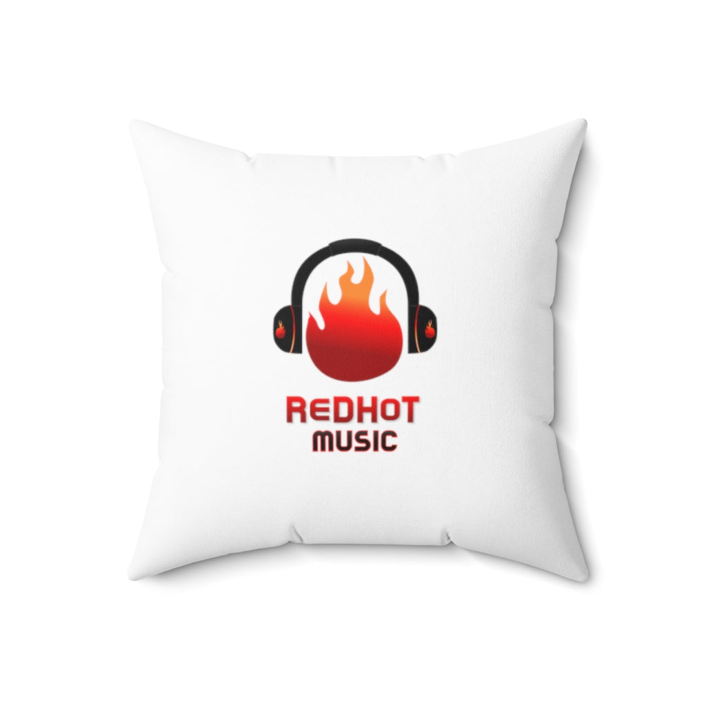 ReDHoT Spun Polyester Square Pillow