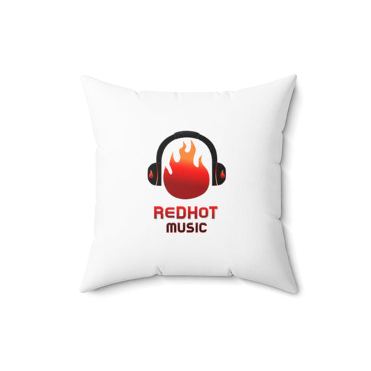 ReDHoT Spun Polyester Square Pillow