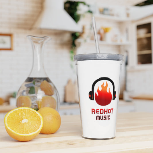 ReDHoT Plastic Tumbler with Straw