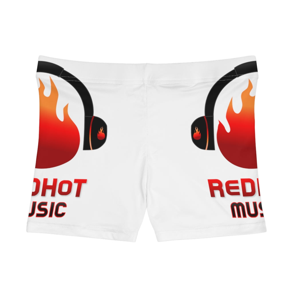 ReDHoT gym Women's Shorts (AOP) thigh logo