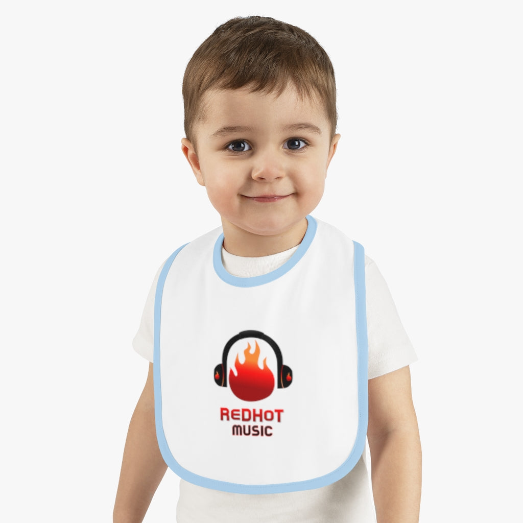 ReDHoT Baby Contrast Trim Jersey Bib