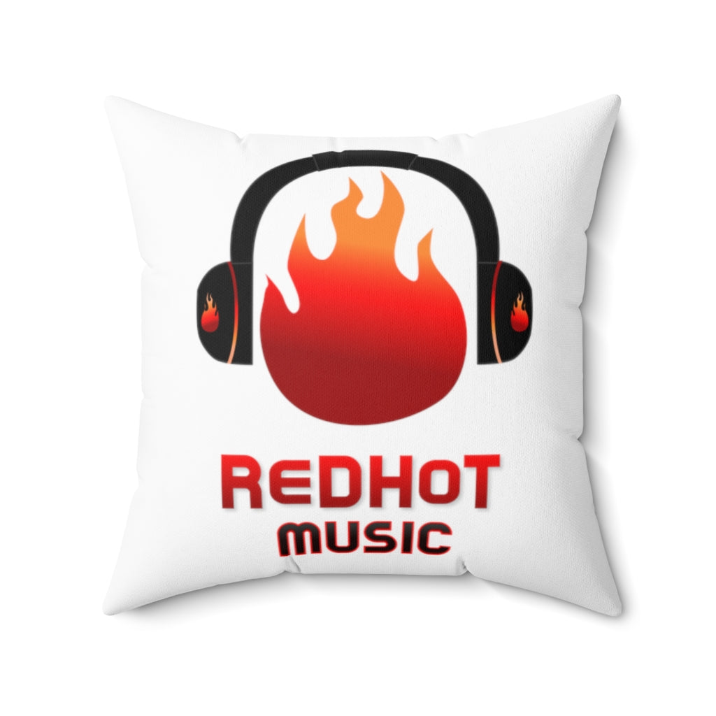 ReDHoT Spun Polyester Square Pillow