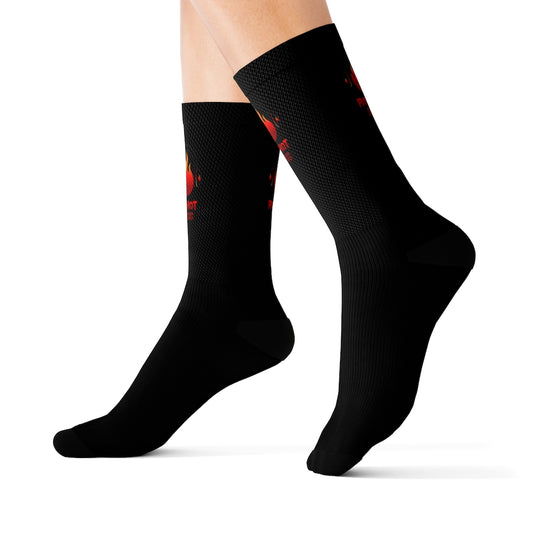 ReDHoT Sport Sublimation Socks negro