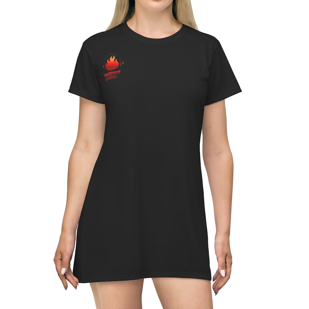 ReDHoT T-Shirt Dress negro