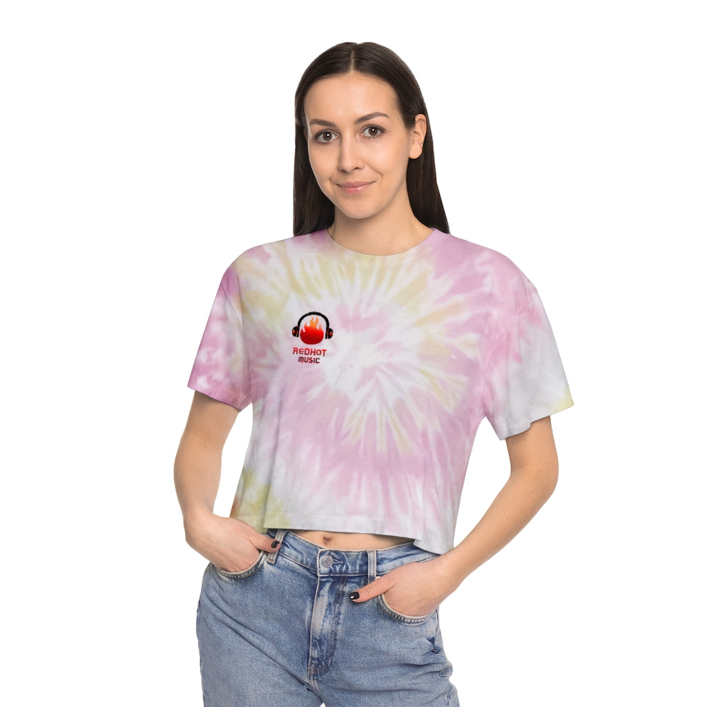 ReDHoT HoTGirl Women's Tie-Dye Crop Tee