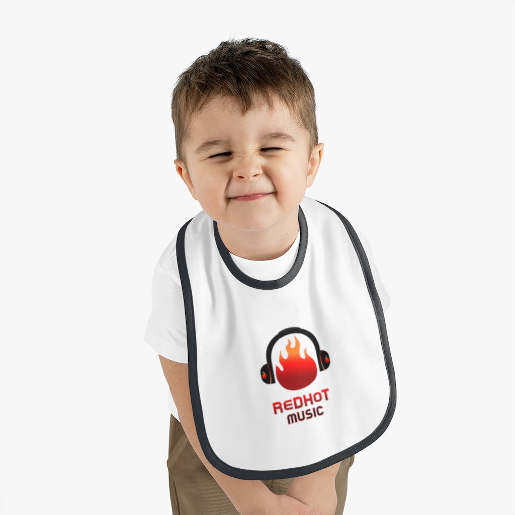 ReDHoT Baby Contrast Trim Jersey Bib