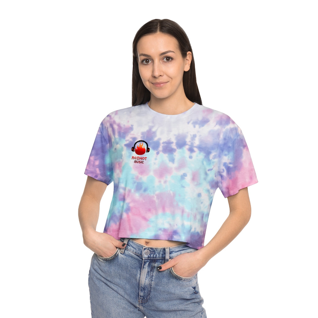 ReDHoT HoTGirl Women's Tie-Dye Crop Tee