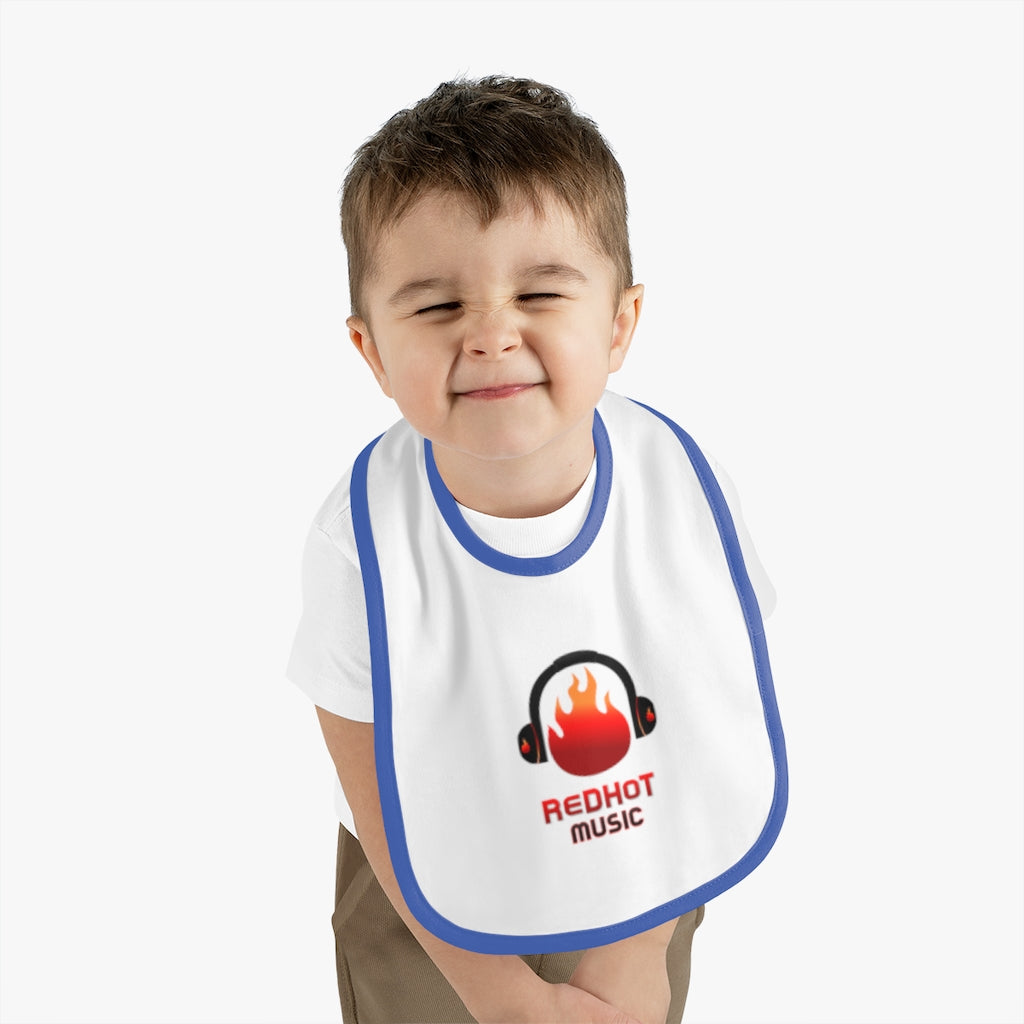 ReDHoT Baby Contrast Trim Jersey Bib