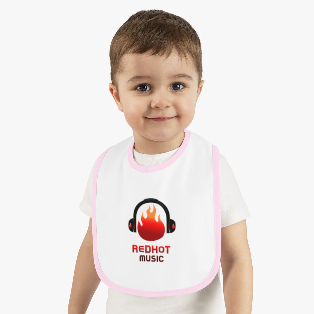 ReDHoT Baby Contrast Trim Jersey Bib