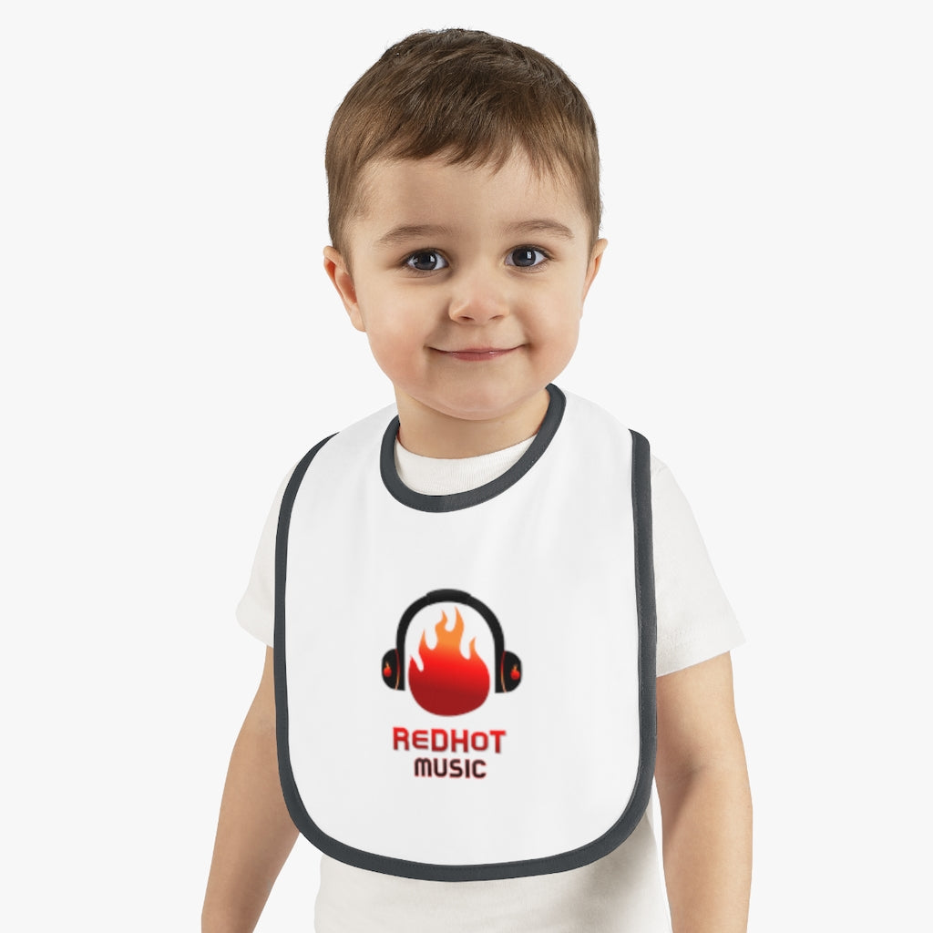 ReDHoT Baby Contrast Trim Jersey Bib