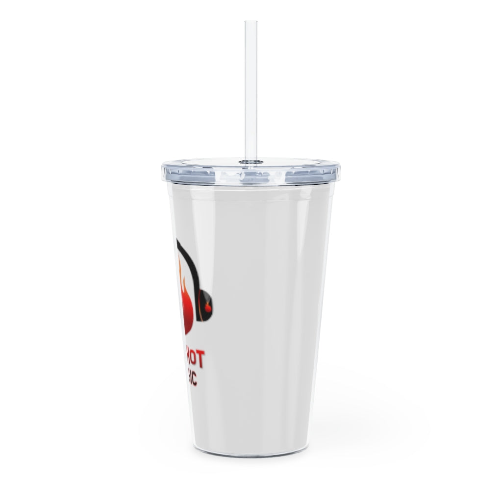 ReDHoT Plastic Tumbler with Straw