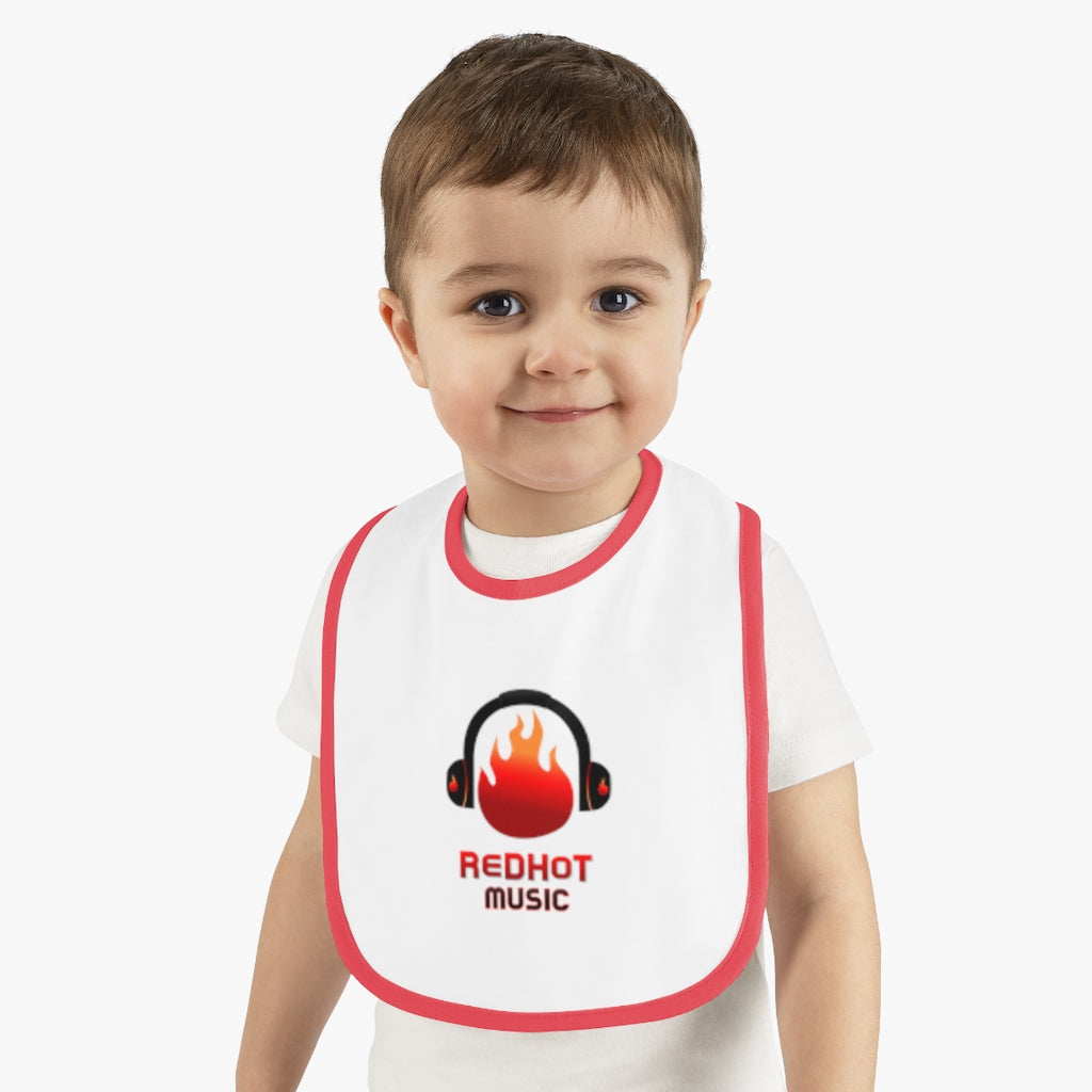 ReDHoT Baby Contrast Trim Jersey Bib