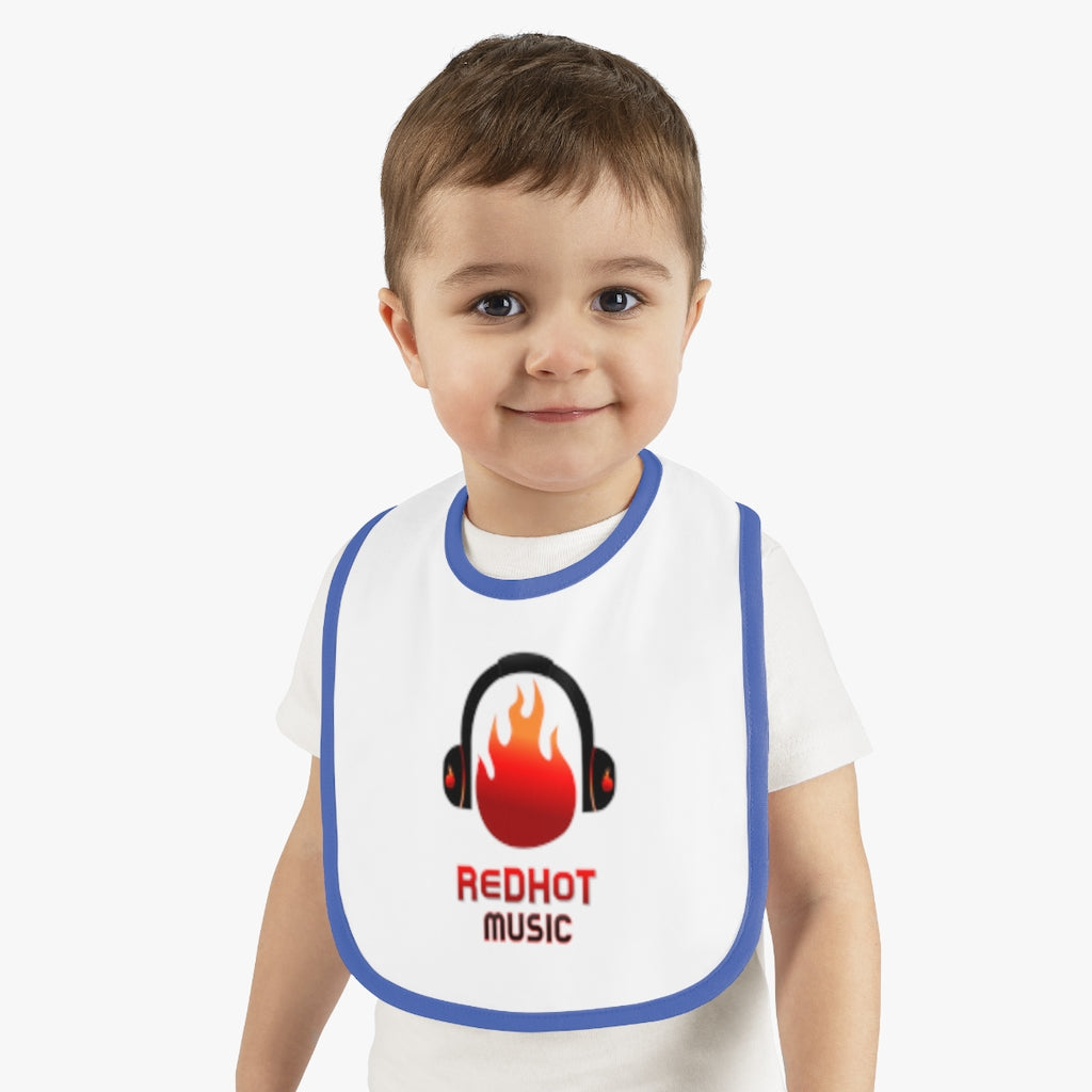 ReDHoT Baby Contrast Trim Jersey Bib