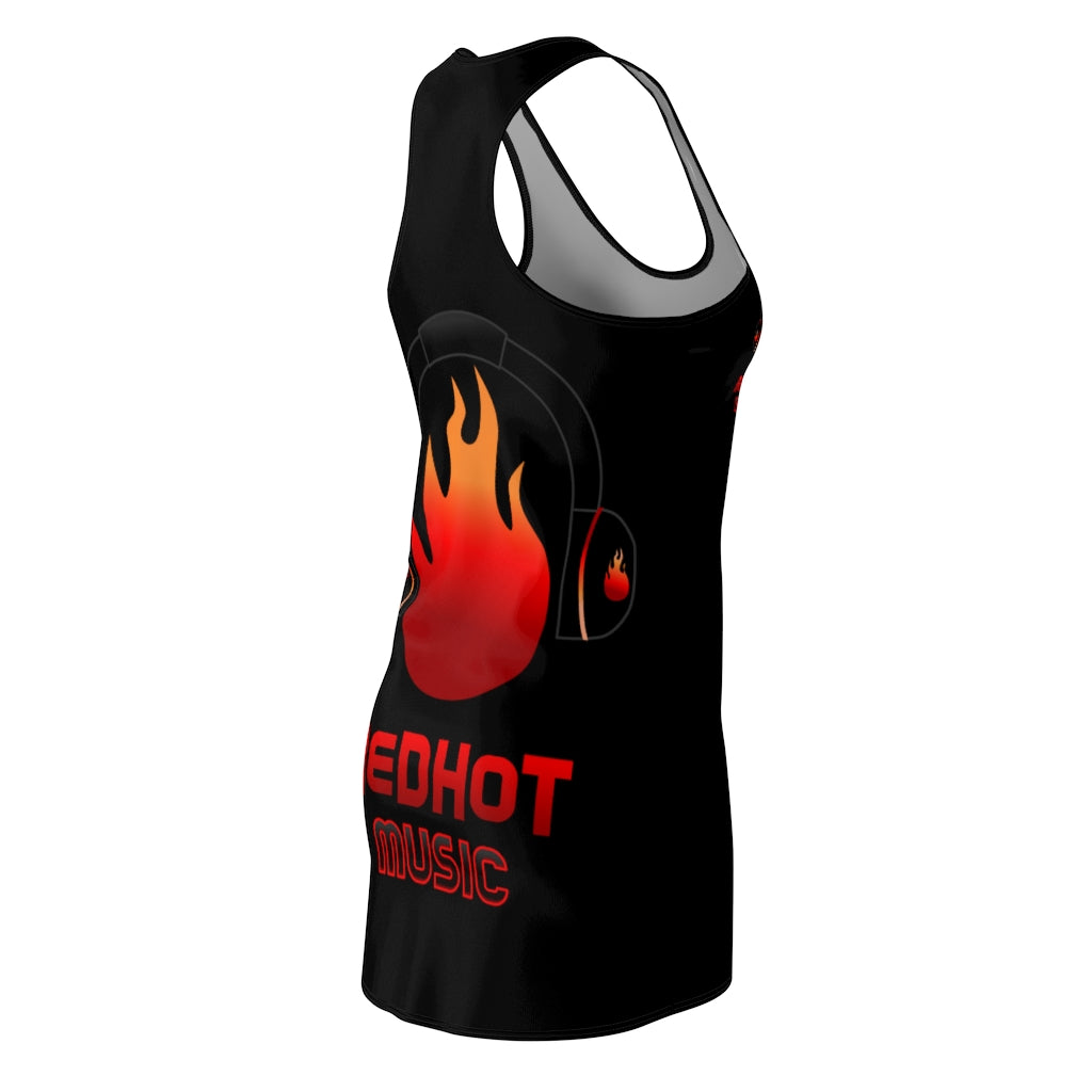 ReDHoT HoTGirl Women's Cut & Sew Racerback Dress negro