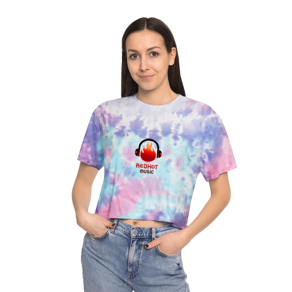 ReDHoT HoTGirl Women's Tie-Dye Crop Tee