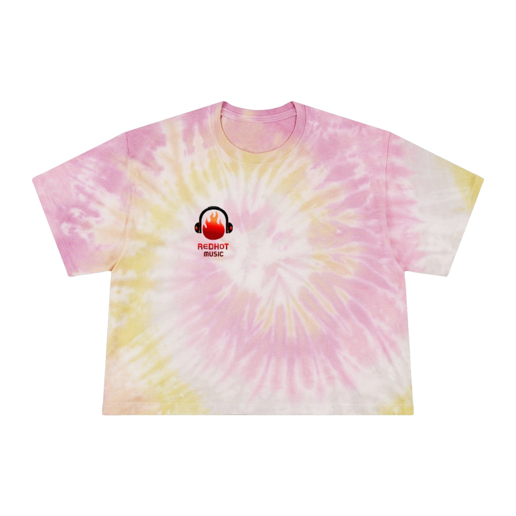 ReDHoT HoTGirl Women's Tie-Dye Crop Tee