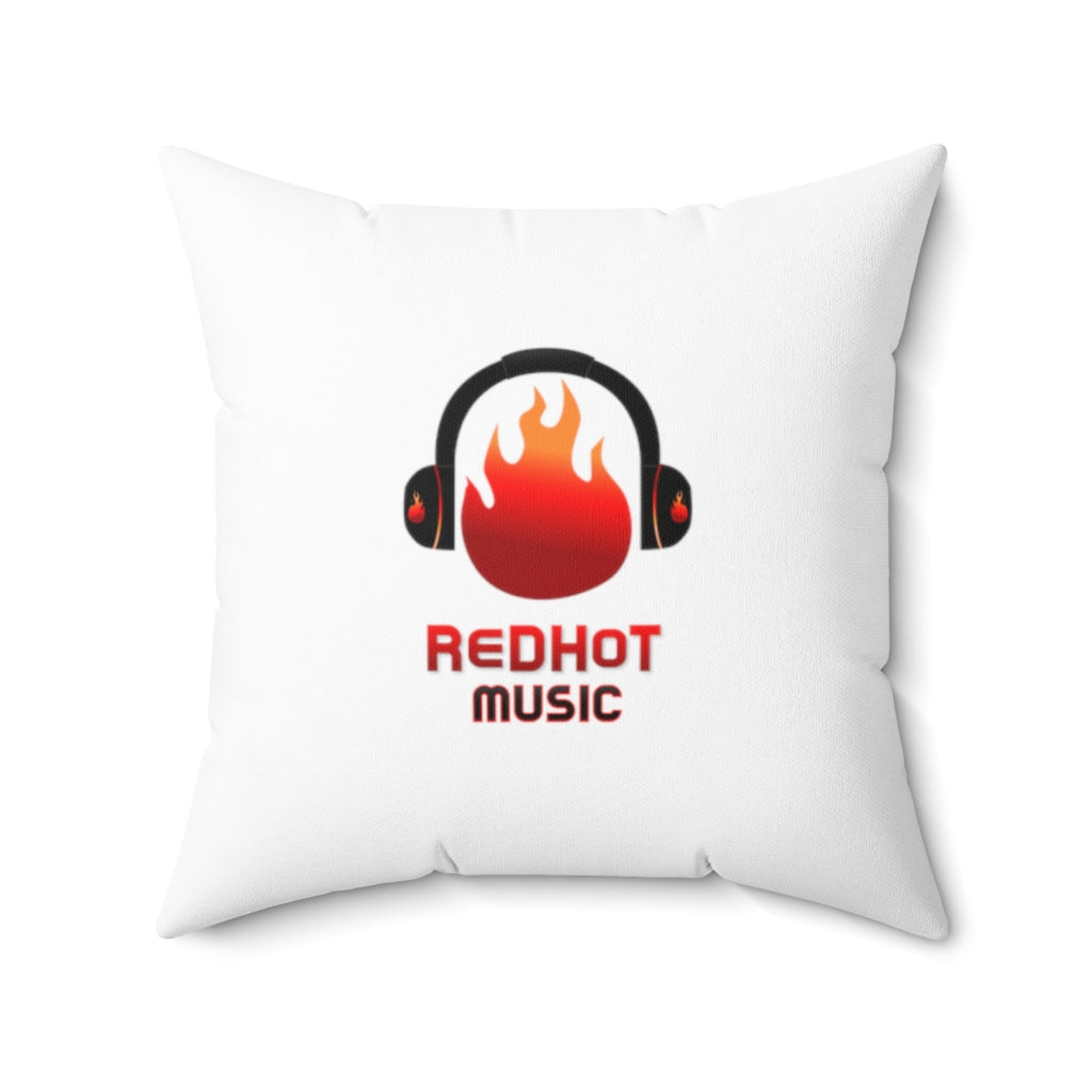 ReDHoT Spun Polyester Square Pillow