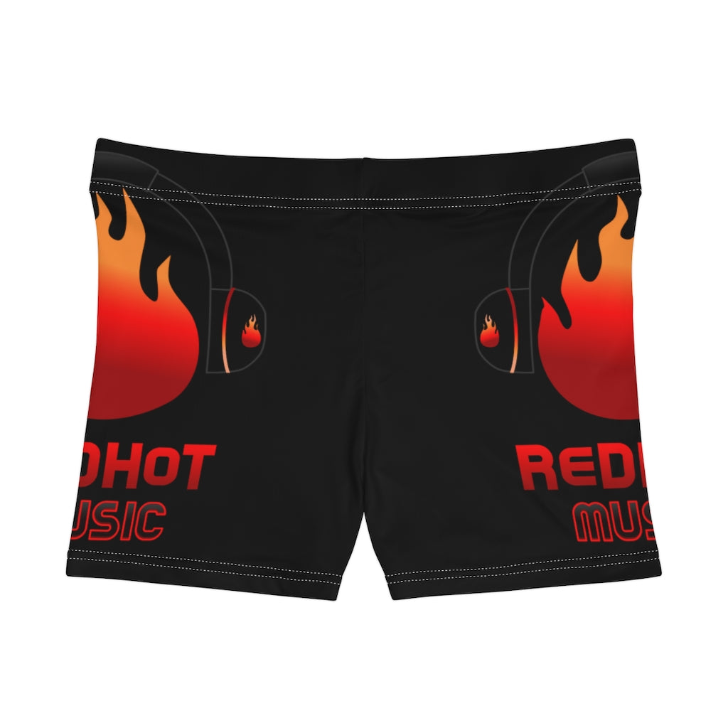 ReDHoT gym Women's Shorts (AOP) thigh logo negro